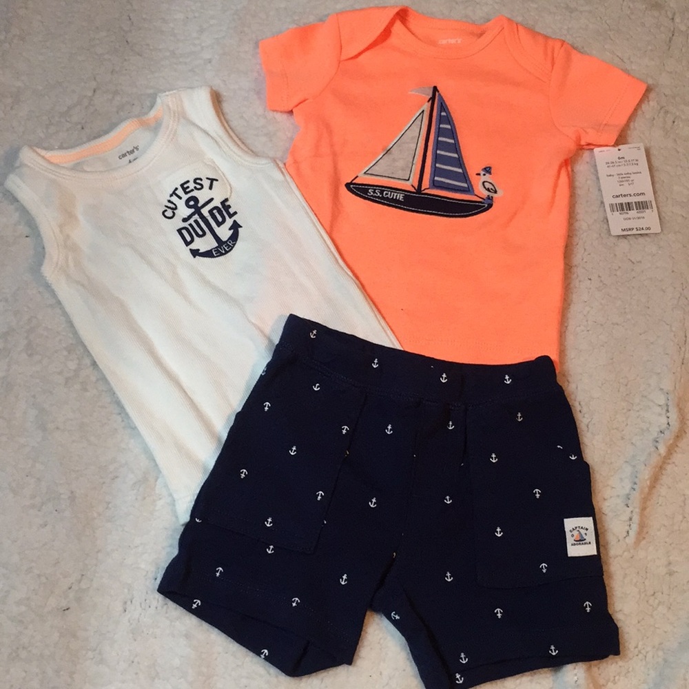 SS CUTIE Baby Boy 3 piece set 6 Months